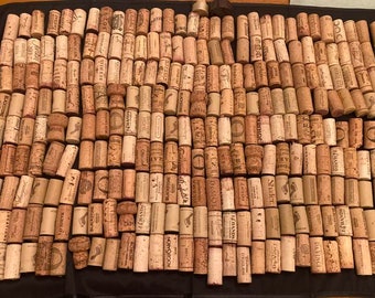 Lot of 271 Natural Cork Wine,Champagne, and 2 Bottle Stoppers, Crafts