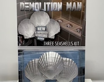 Abrissmann Drei Muscheln Kit - Sylvester Stallone 90s Sci-Fi Sammler Zubehör