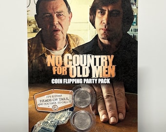 No Country For Old Men Coin Toss Parody Accessory Kit - Anton Chigurh Movie Collectible