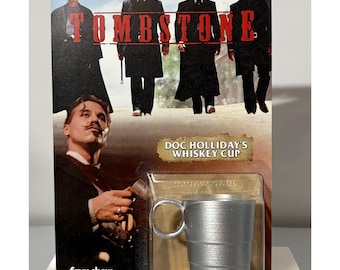 Grabstein Sammlerstück: Doc Holliday's Whisky Becher Zubehör - Val Kilmer Film