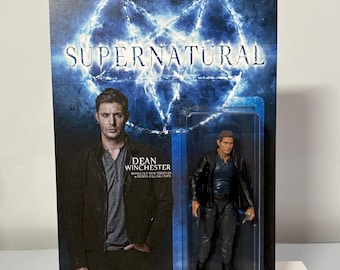 Action figure di Dean Winchester di Supernatural – Jensen Ackles da collezione (scala 10 cm)