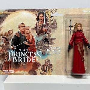 Princess Bride Film Custom Actionfigur von Prinzessin Buttercup - Bootleg Fantasy Comedy Adventure Classic 80's Charakter - 2-seitige Karte