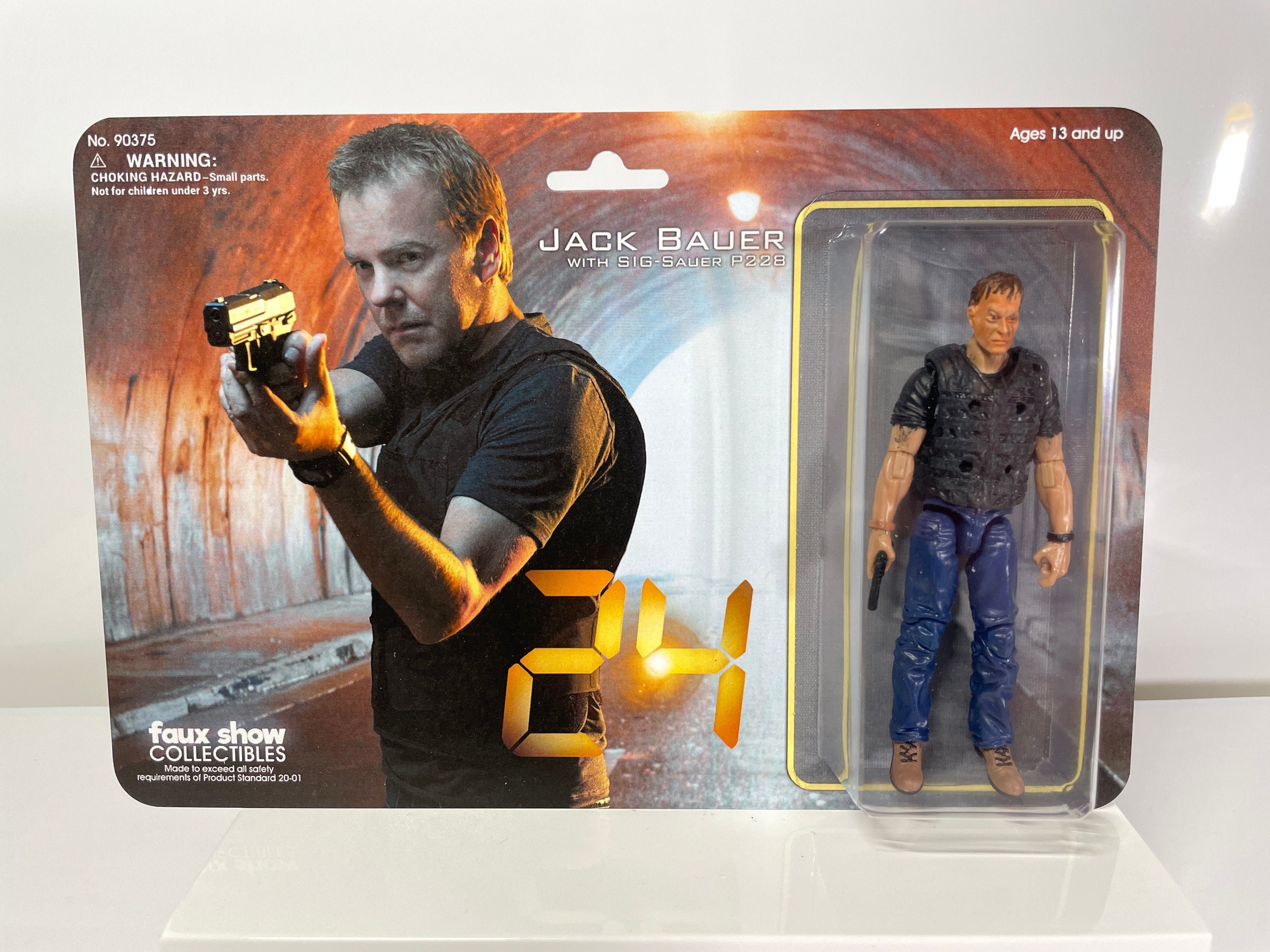 Jack Bauer uit 24 eenmalige custom tv-show actiefiguur Kiefer