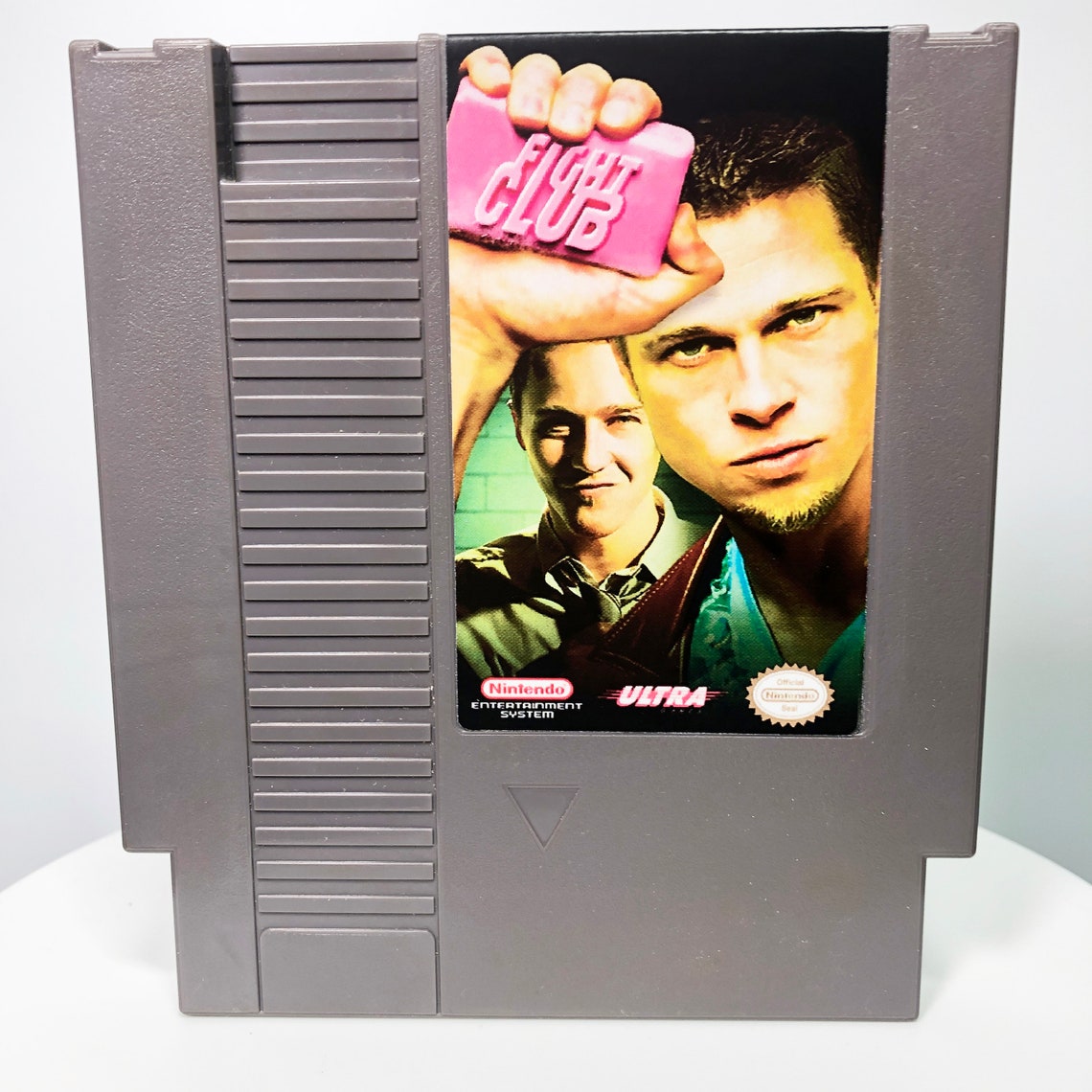 NES Fight Club Nintendo Custom Video Game Cartridge Front Etsy