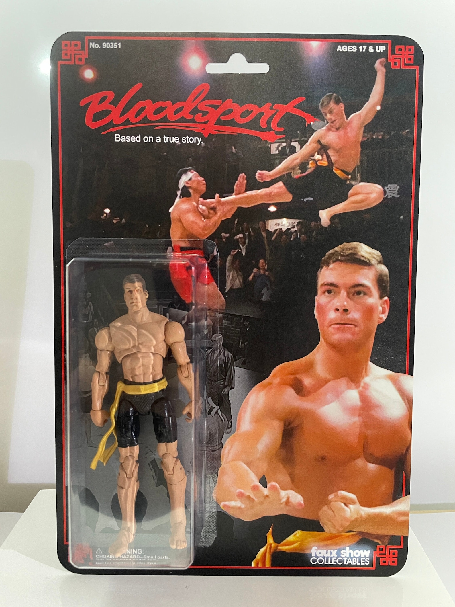 Bloodsport Jean Claude Van Damme Custom Action Figure Frank Etsy