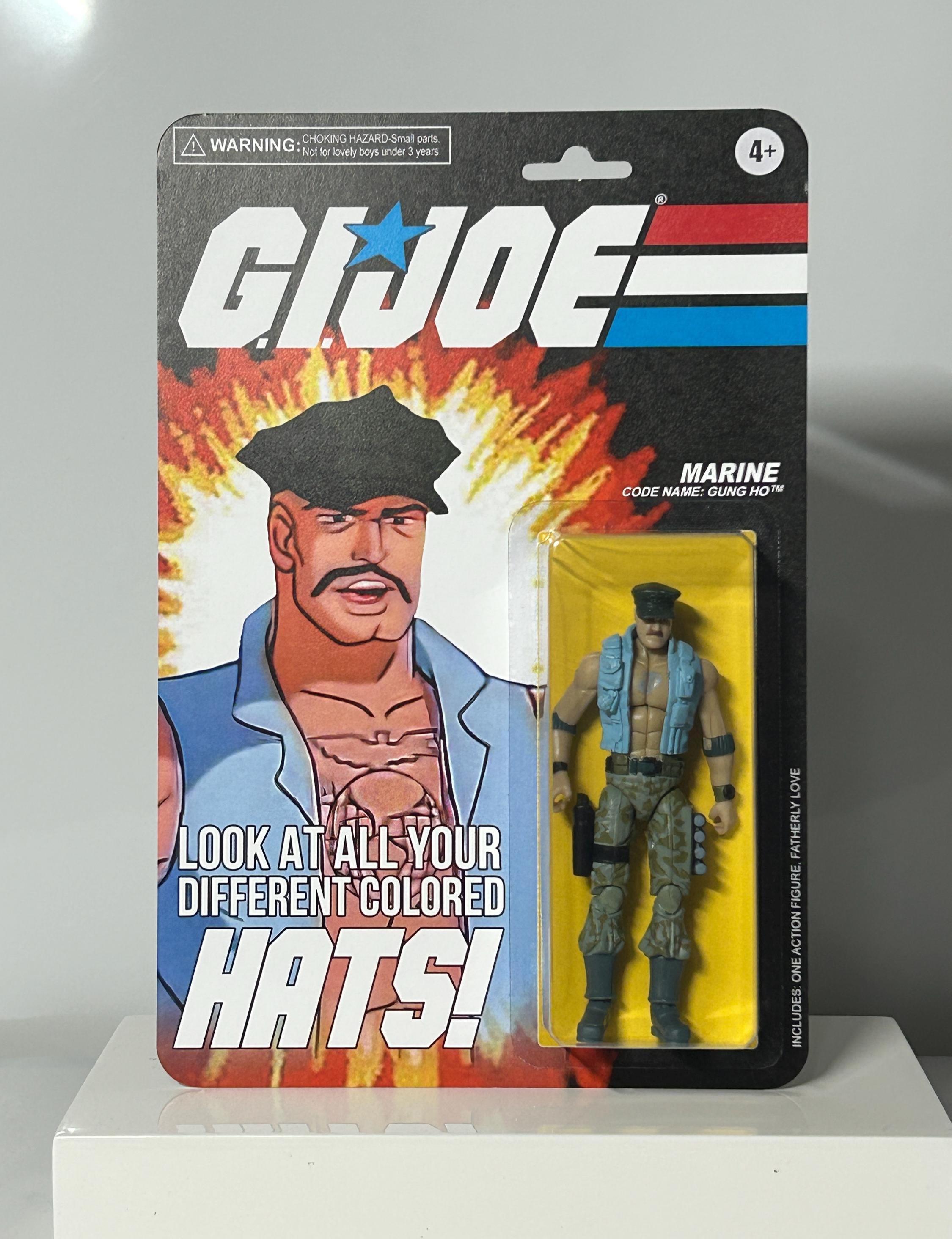 GI Joe Gung Ho Custom Action Figure: PSA Parody, Bootleg ARAH - Etsy