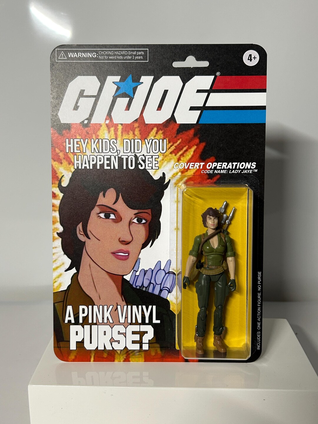 ビンテージ　GIジョー　アクションソルジャー　箱あり　損傷あり GIジョー タイムレスコレクション アクションソルジャー フィギュア