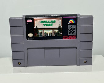 Dollar Tree SNES Spiel Modul: Benutzerdefinierte Parodie Sammlerstück