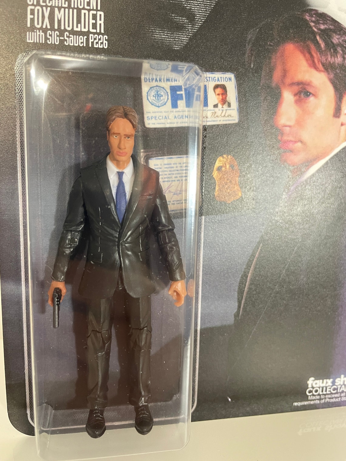 Fox Mulder Oneoff Custom Action Figure From the Xfiles TV Etsy