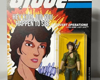 GIジョー レディ・ジェイ カスタムアクションフィギュア：PSAパロディ