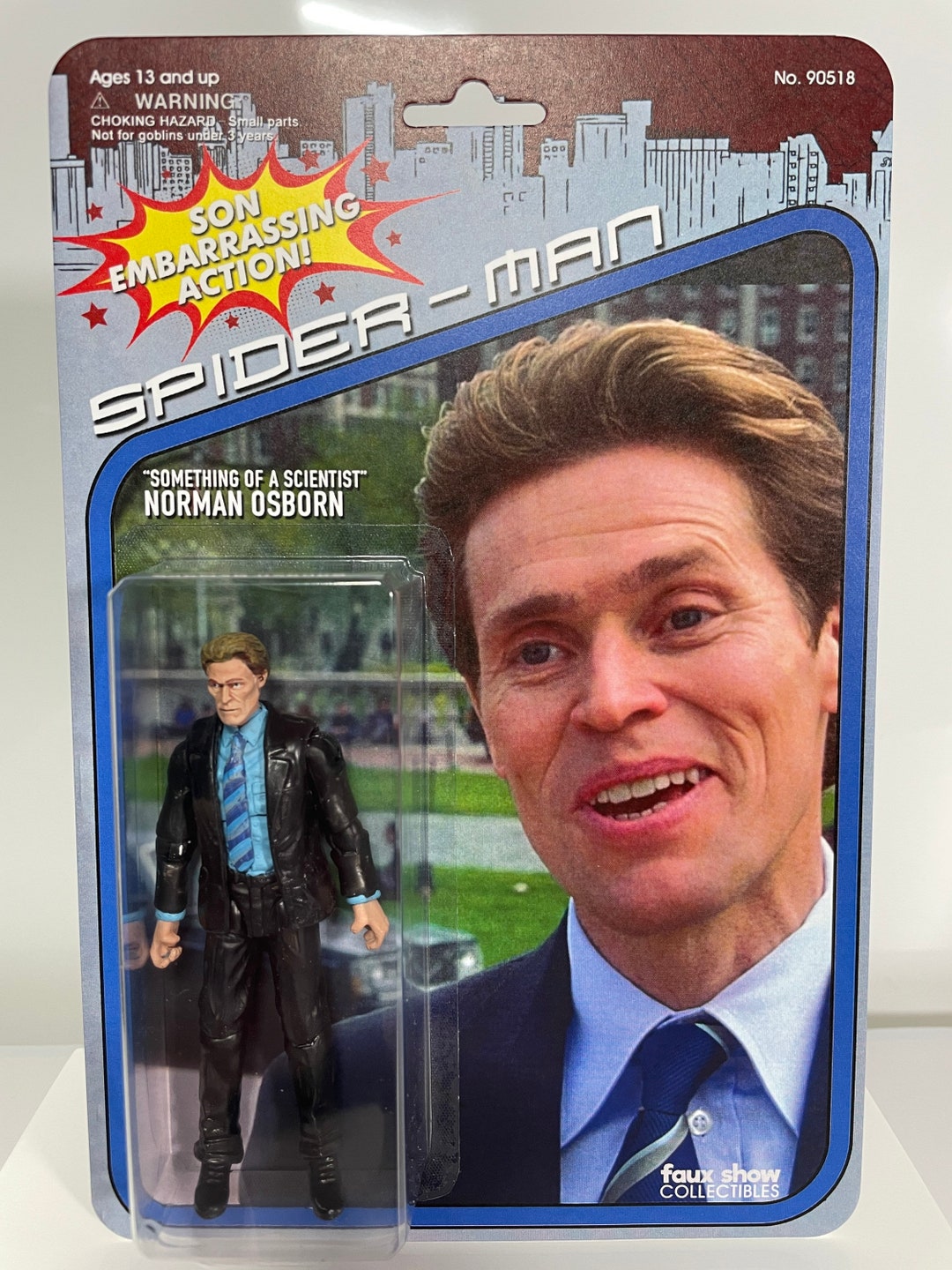 Spiderman Movie Oneoff Custom Action Figure of Willem Dafoe as