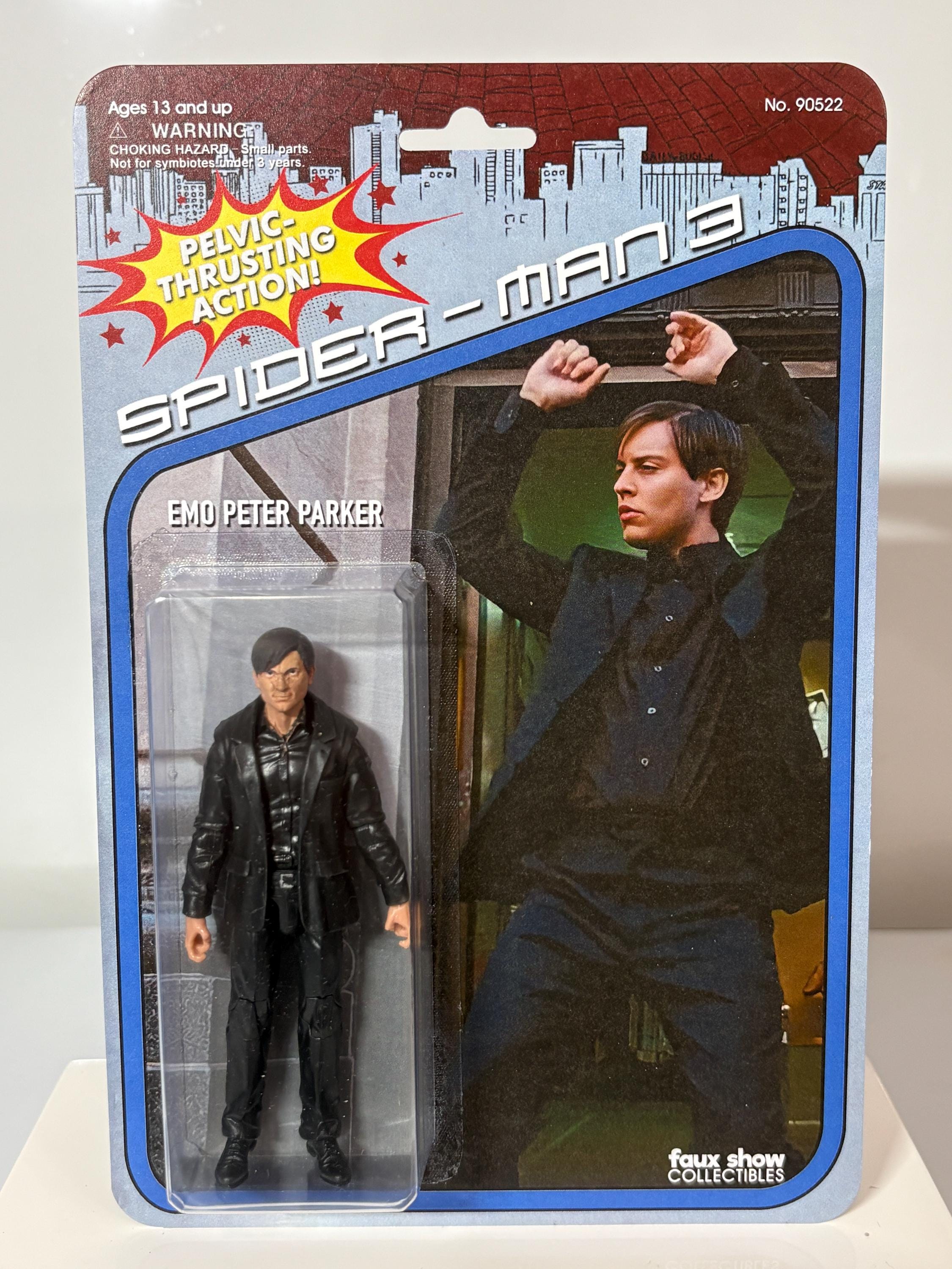 スパイダーマン3 エモ・ピーター・パーカー アクションフィギュア