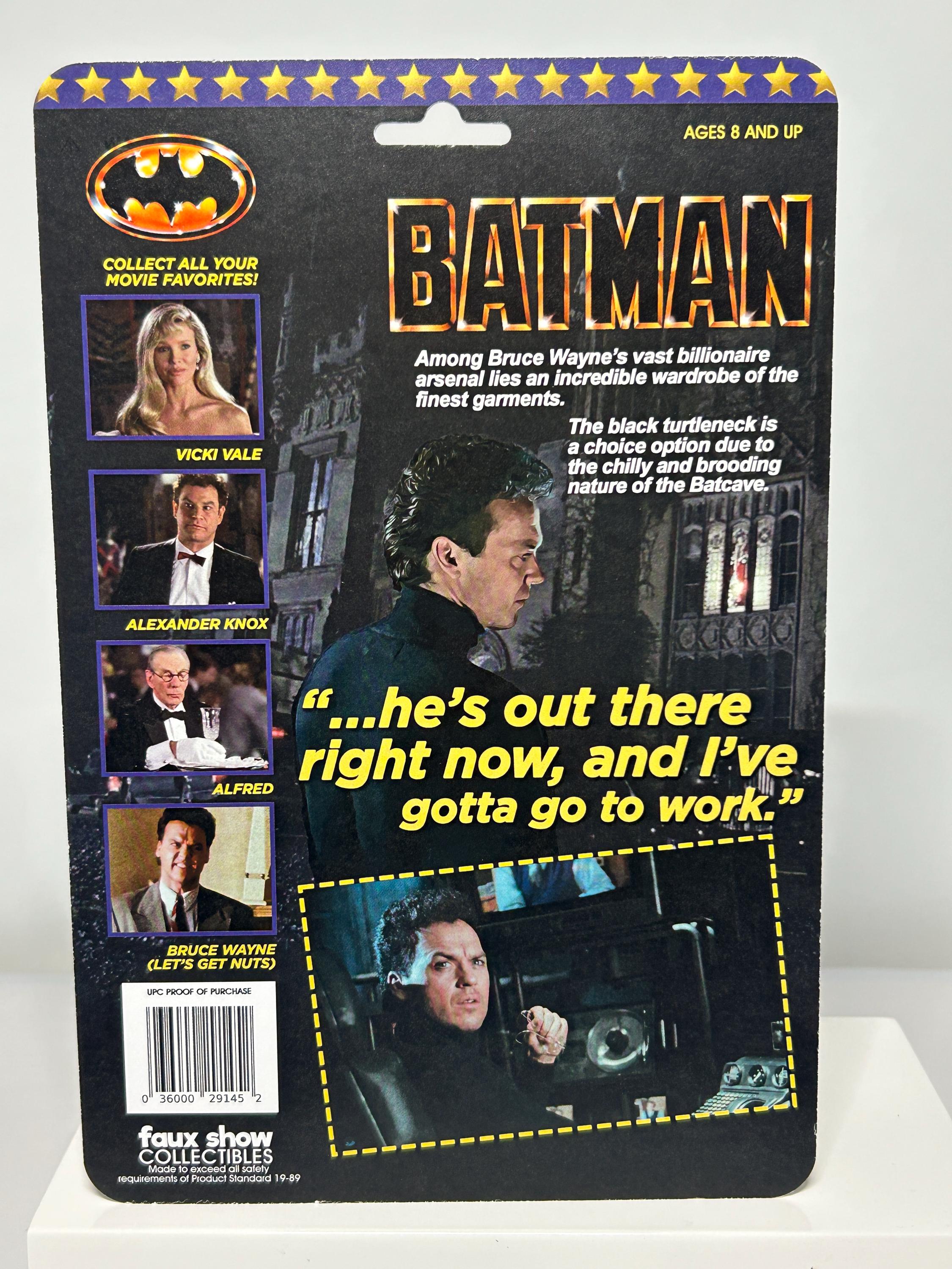 バットマン 1989 タートルネック ブルース・ウェイン カスタム バットマン 1989 タートルネック ブルース・ウェイン カスタム