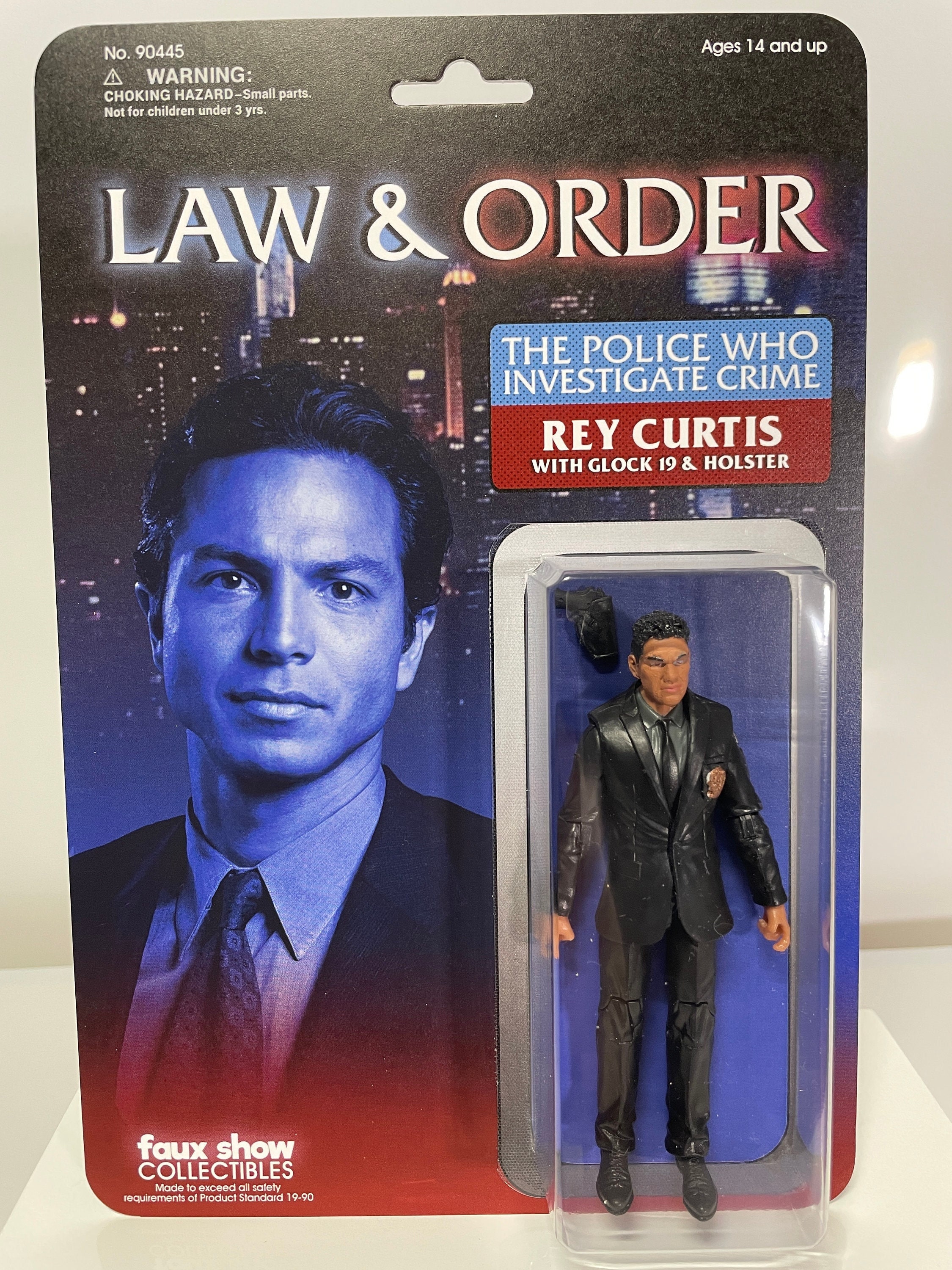 Law Order Custom Action Figure of Detective Rey Curtis TV Show