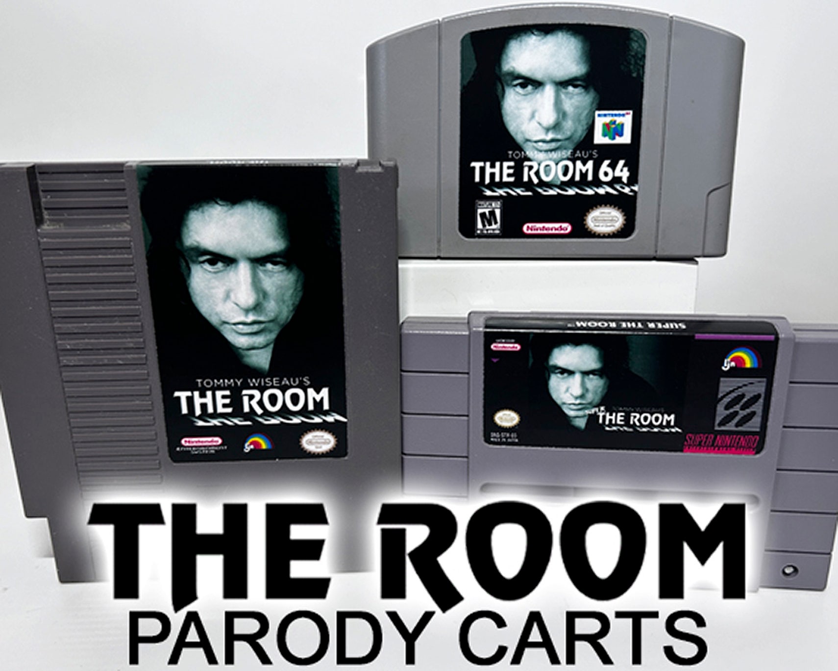 Panier parodie Nintendo The Room : objet de collection Tommy Wiseau