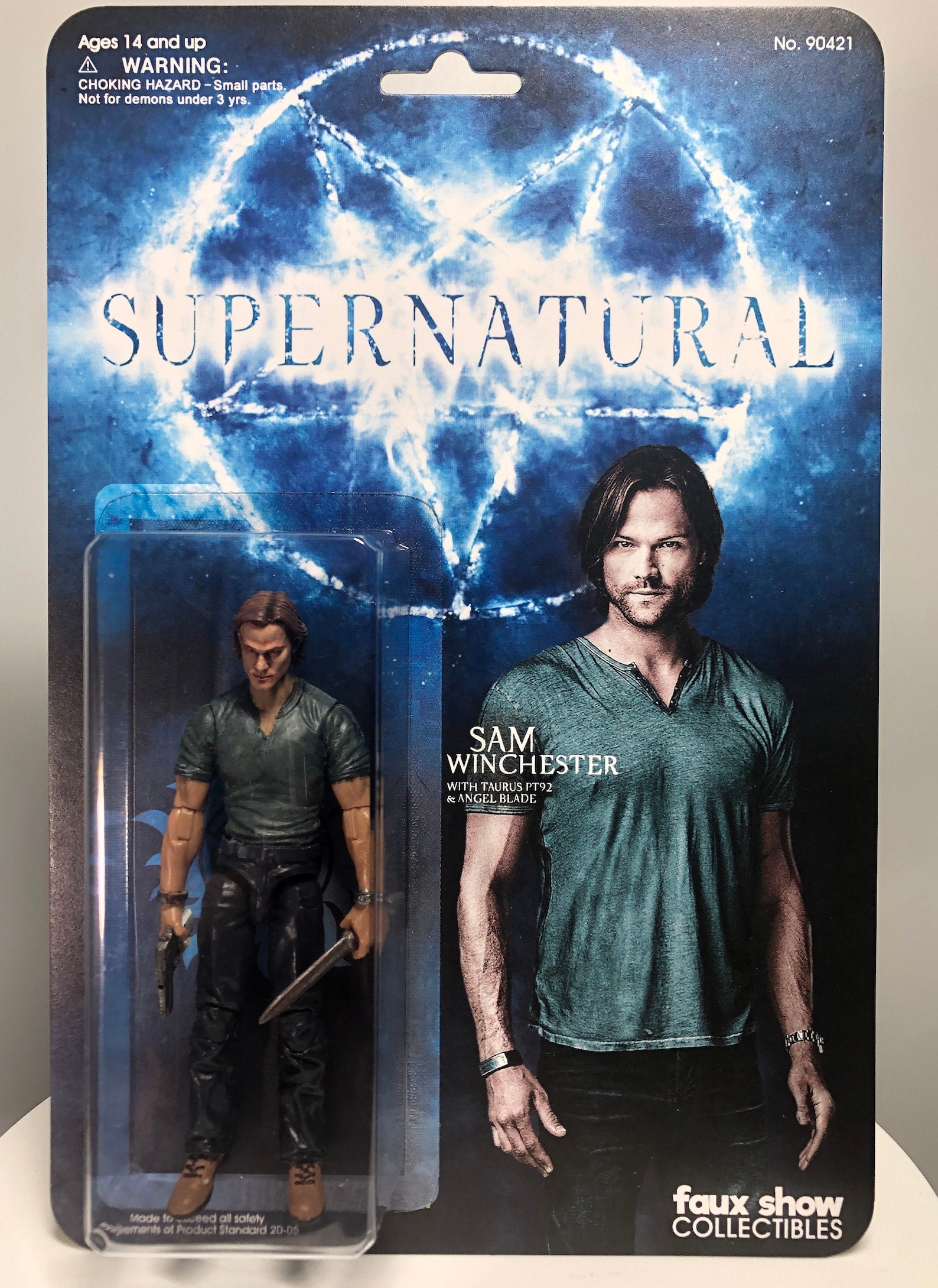 Sam Winchester Custom Action Figure from Supernatural TV Etsy