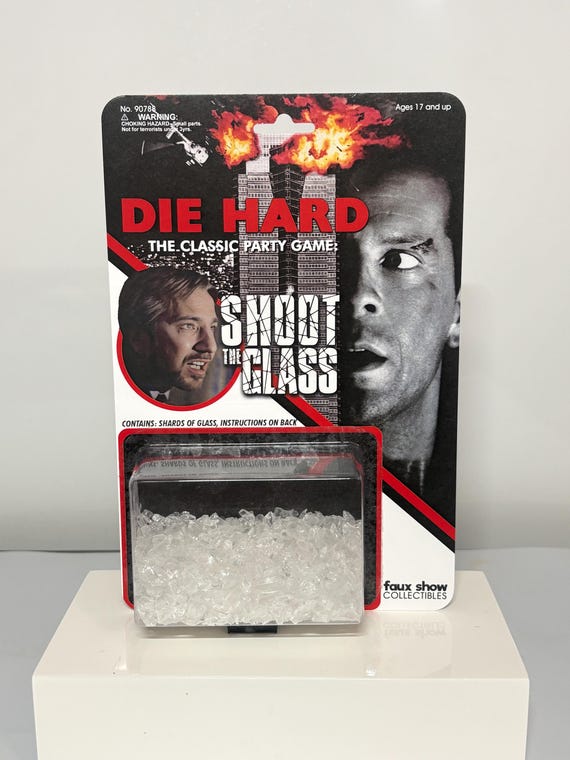 Die Hard "Shoot the Glass" Parody Accessory Kit - 80s Movie Collectible