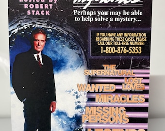 Custom Robert Stack Action Figure: Unsolved Mysteries Collectible