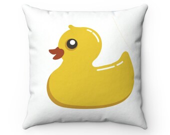 Rubber duck pillow | Etsy Rubber Duck Throw Pillow Cushion Cover