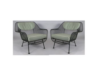 Pair of Russell Woodard Sculptura Lounge Chairs - 1950's