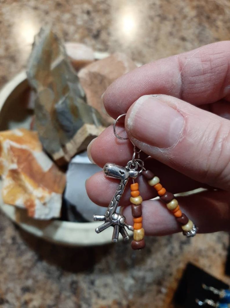 Giraffe earrings