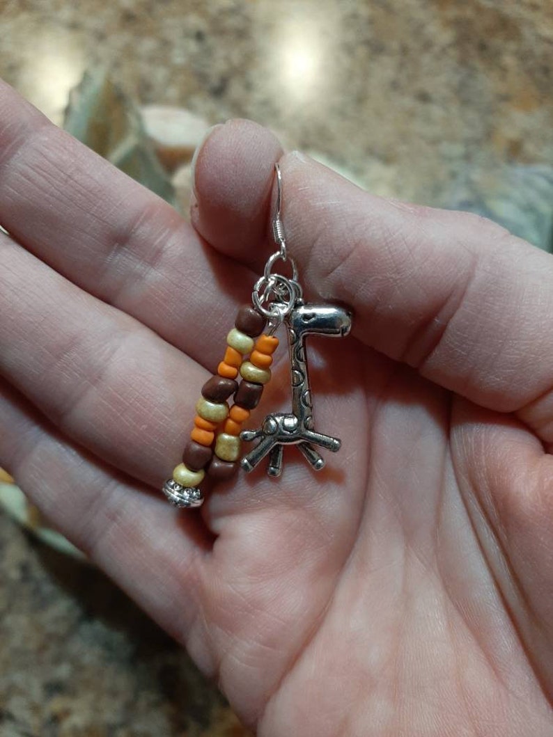 Giraffe earrings