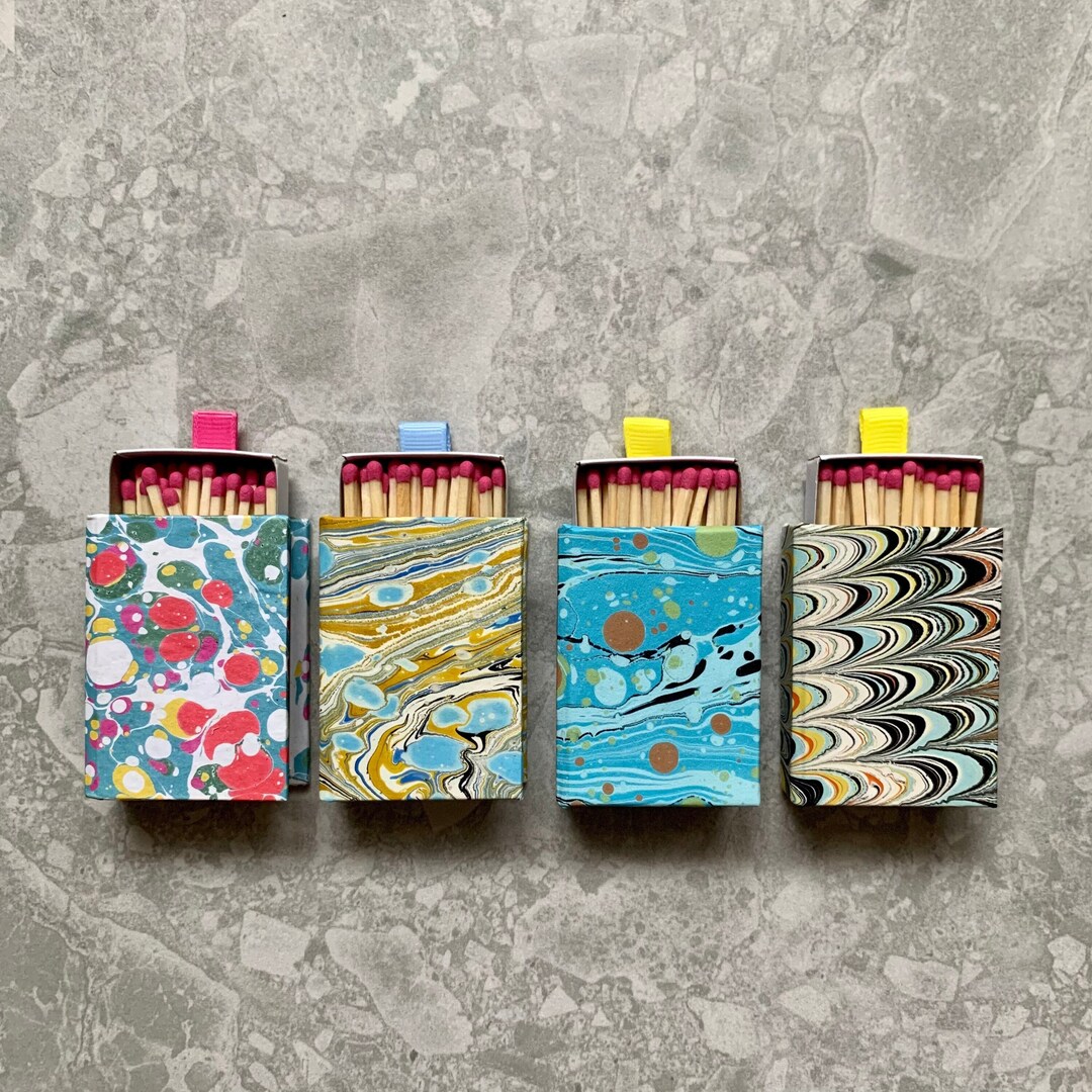 Matches, Match Box, Set of 4 Matchboxes, Custom Matchbooks, Promotion