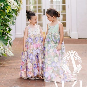 Flower Girl Dress – Boho Dress for Girls – Wedding – Birthday – Special Occasion