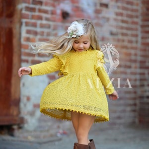 Fall mustard outlet yellow dress