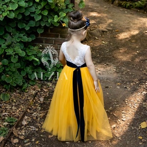 Mustard tulle dress clearance