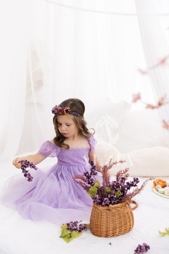 Taupe Blushing Rose Flower Girl Dress, Boho Flower Girl, Spring Wedding,  Summer Wedding Trends -  Canada