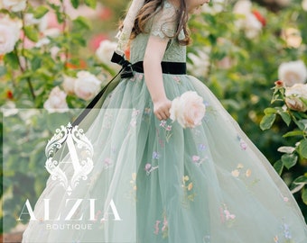 オケージョンドレス　flower motif tulle dress il_340x270.6044571836_lhx9.jpg