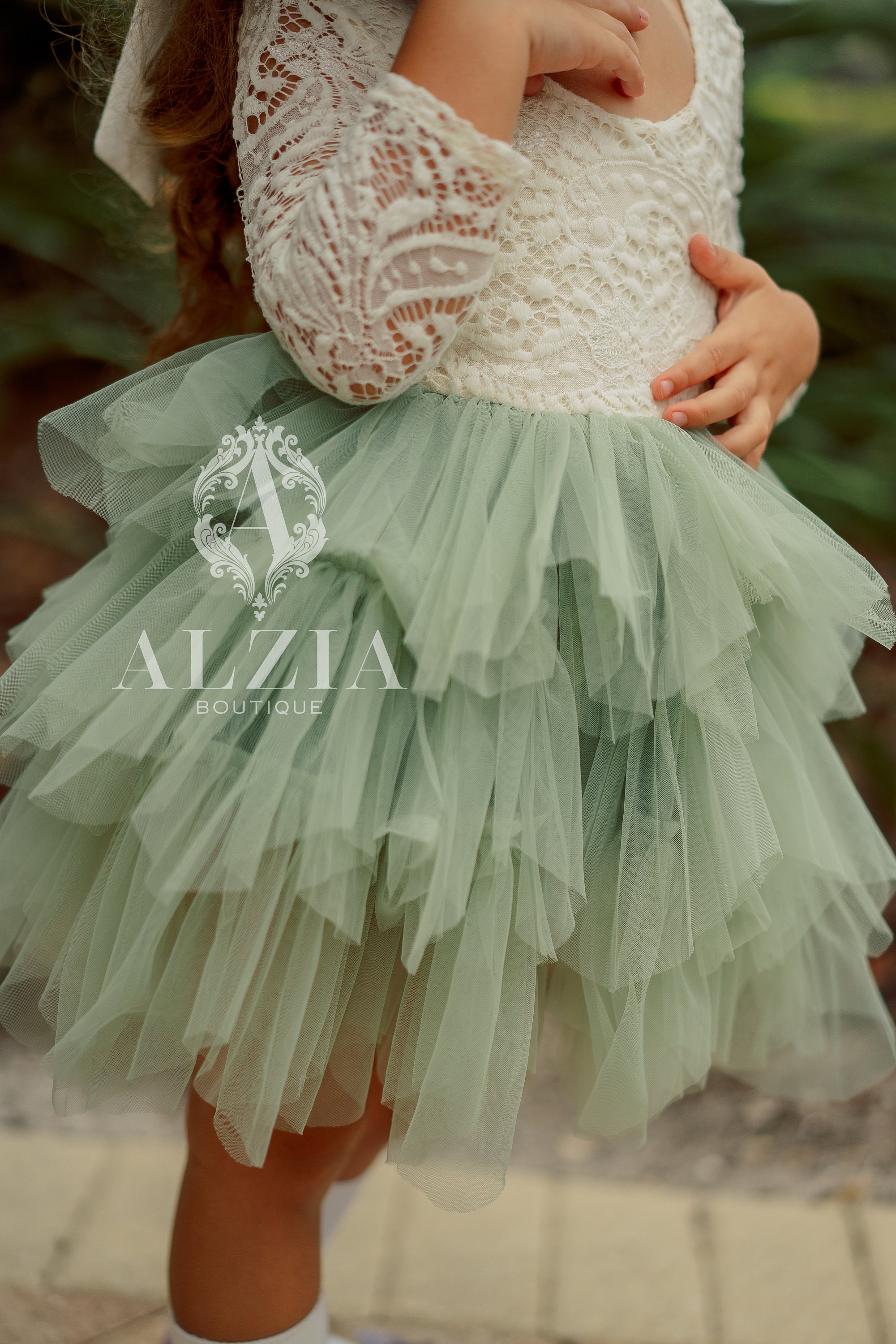 Baby girl hotsell green tutu