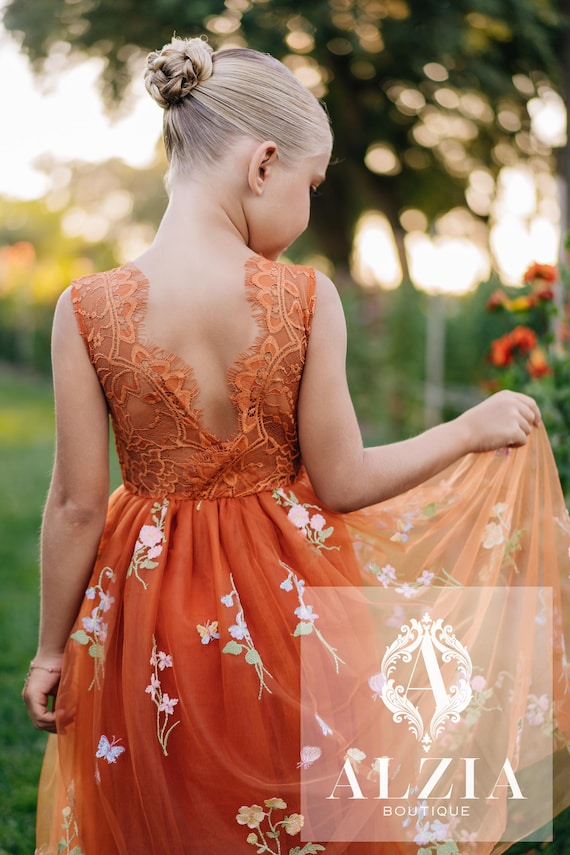 open lace back dress Ambrose Oversized Dress Burnt Orange – Passenger main image 1