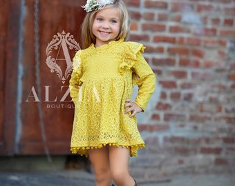 Girls mustard outfit sales