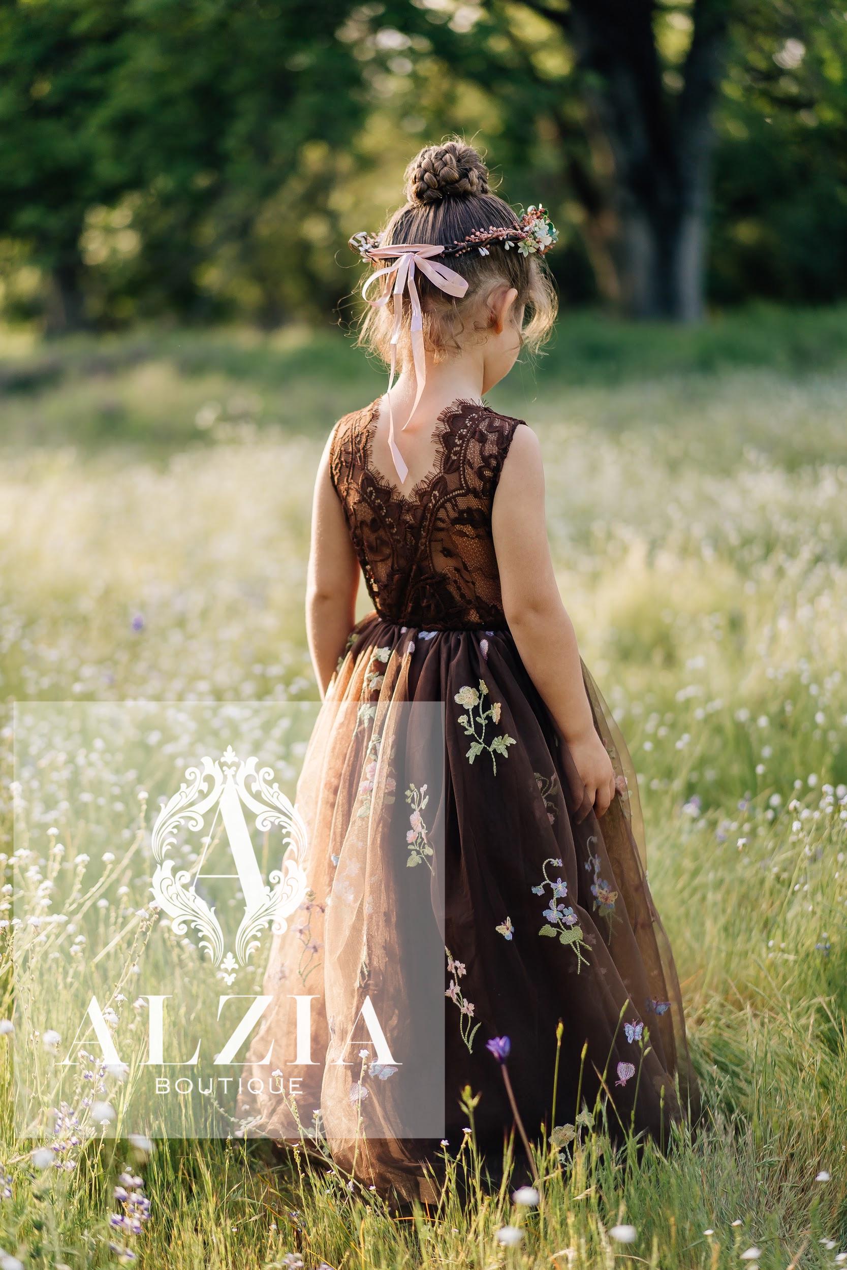 princess polly baby blue dress Chocolate Brown Baby Dress