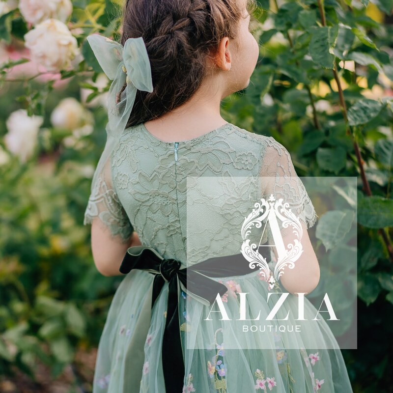 Enchanted Garden Dress in Black Multi Floral Linen Blend