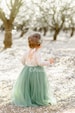 Sage Flower Girl Dress 