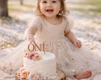 terani couture lace dress Terani 252E5144 Dress, 10 / Champagne main image 1