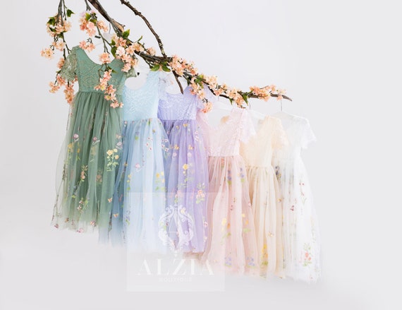 conna お花のレースチュールドレス conna お花のレースチュールドレス