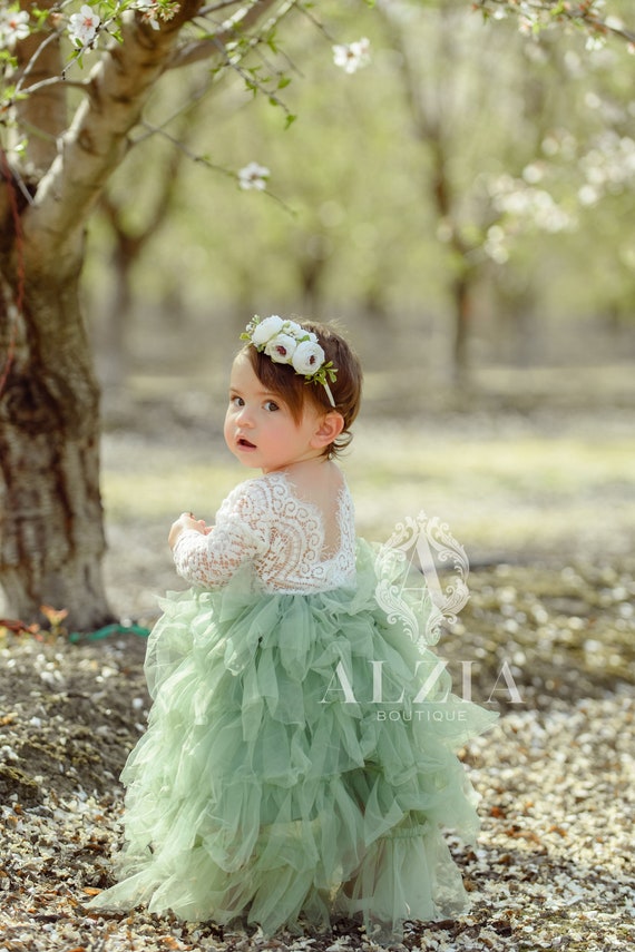 Over the top sales flower girl dresses
