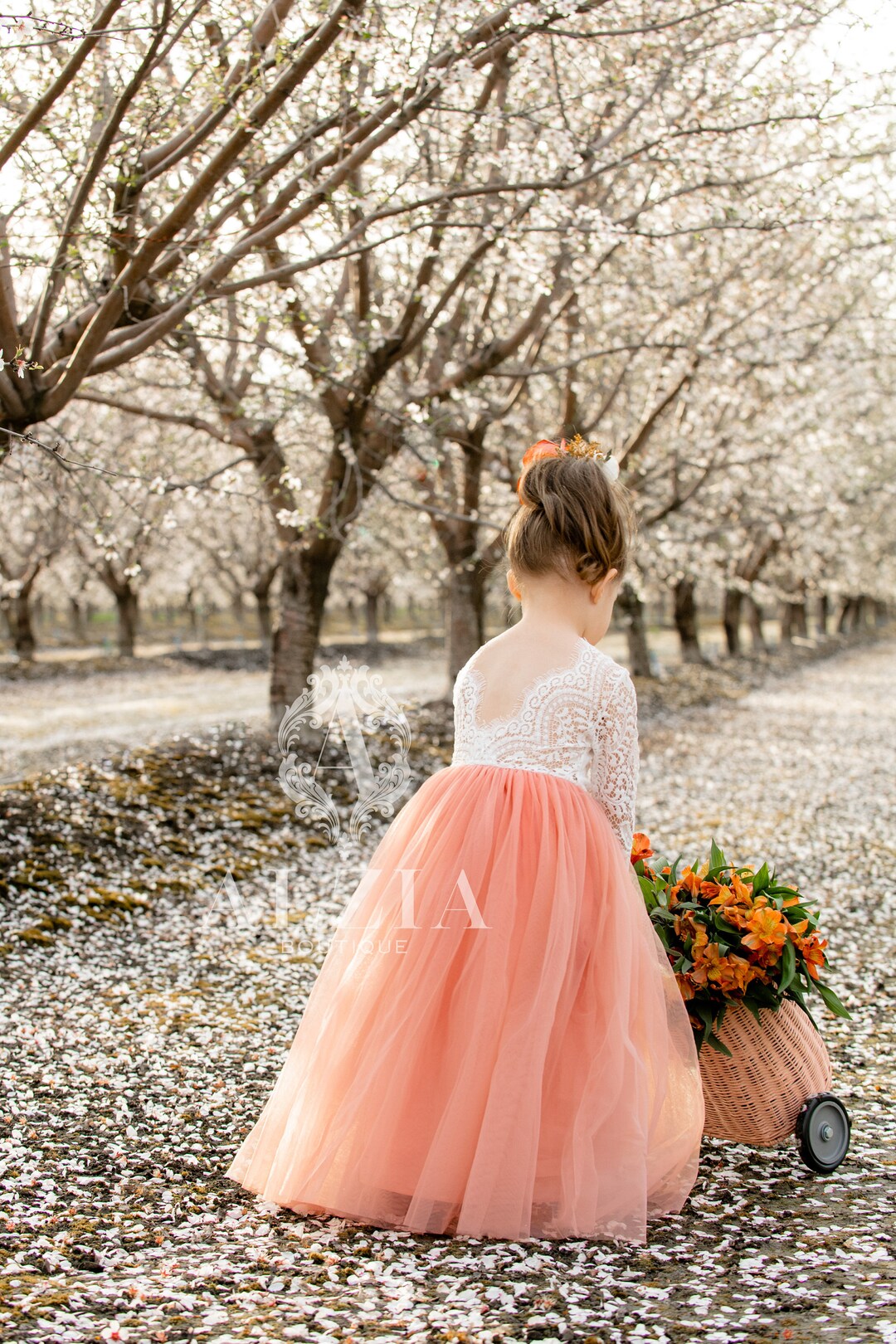 Abito da damigella corallo Italia