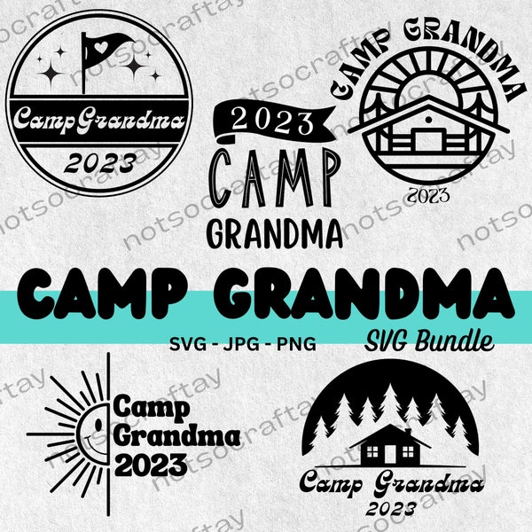 Camp Grandma SVG Bundle