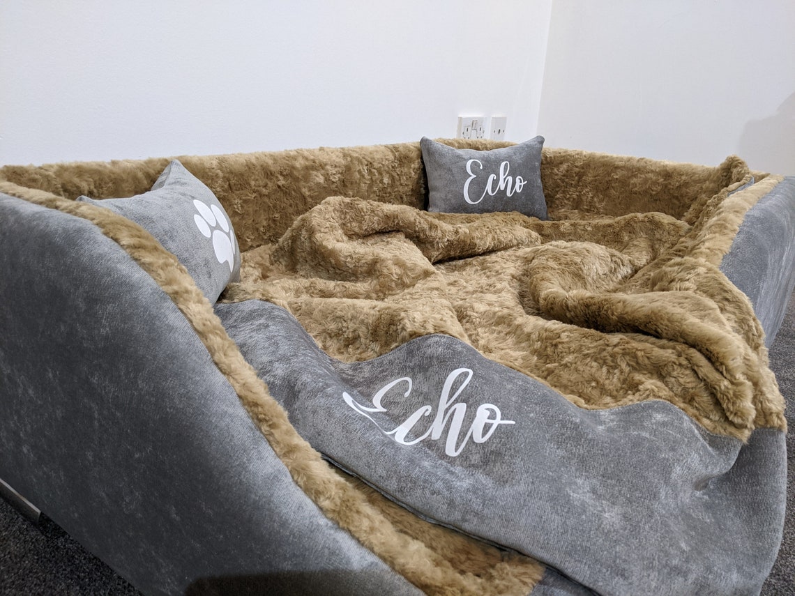 Large KAMPAS antianxiety dog bed / snuggle bed with Etsy