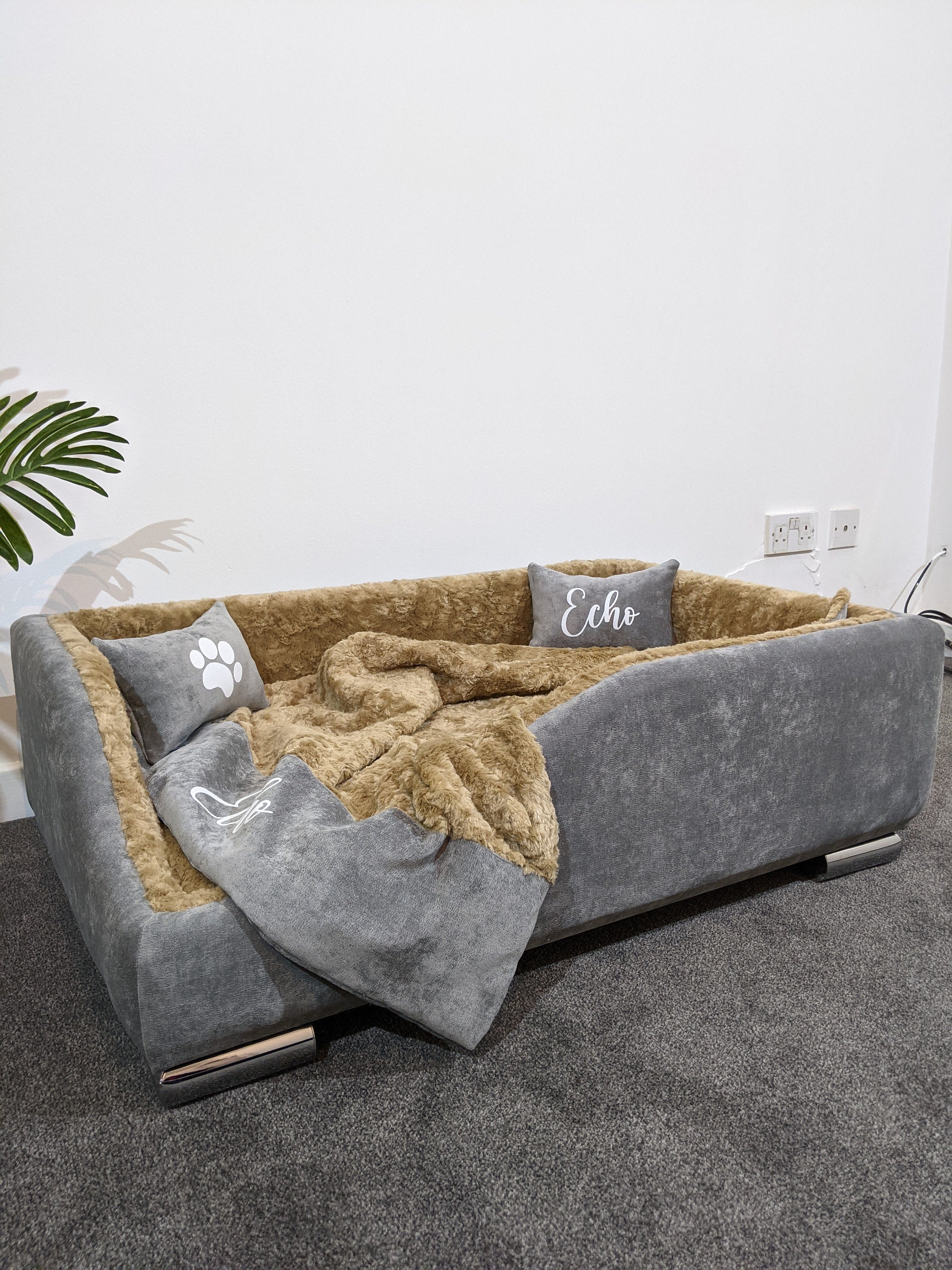 Large KAMPAS antianxiety dog bed / snuggle bed with Etsy