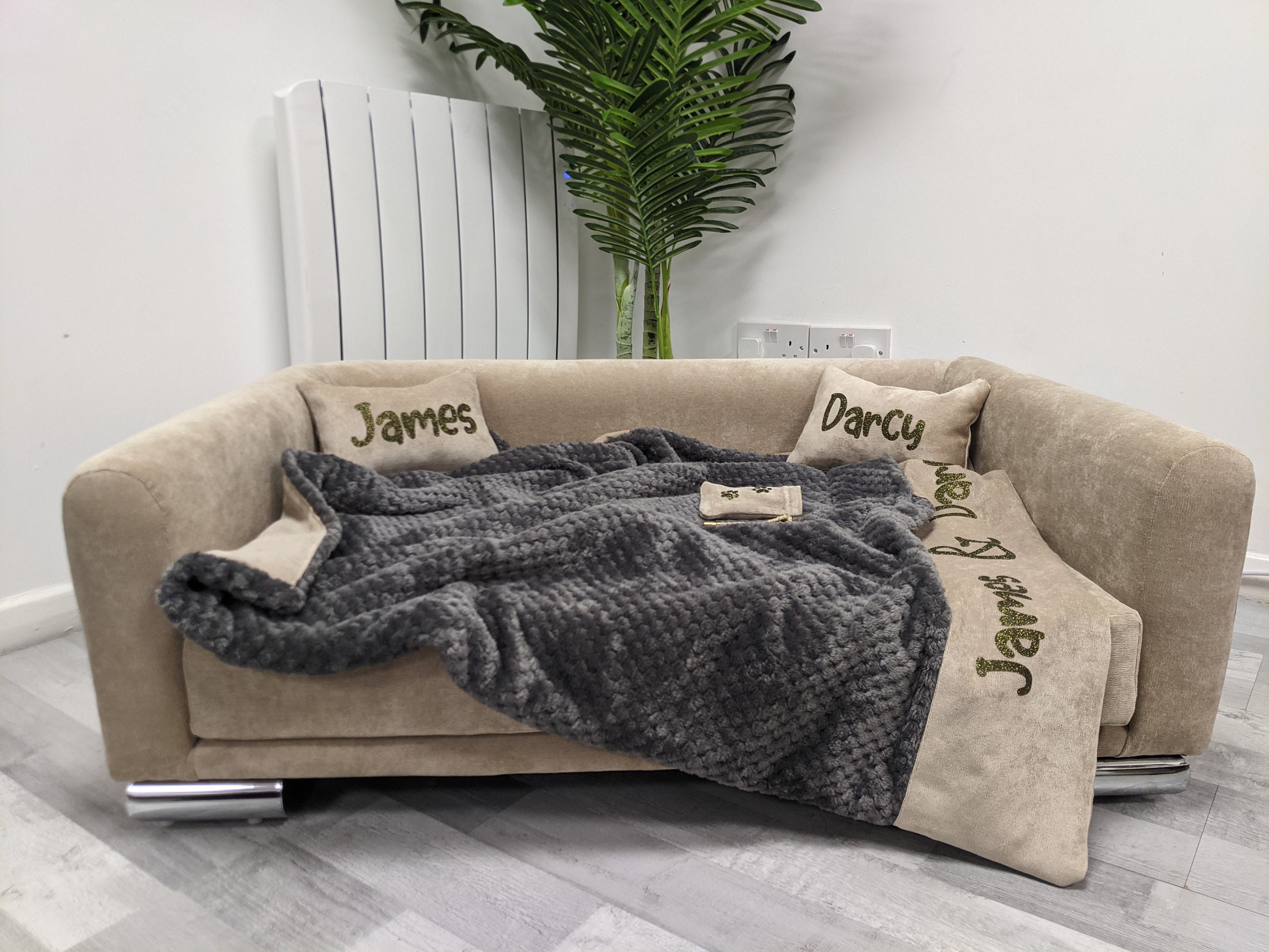 Large dog bed LUXURY Berkley dog sofa bed with orthopedic Etsy