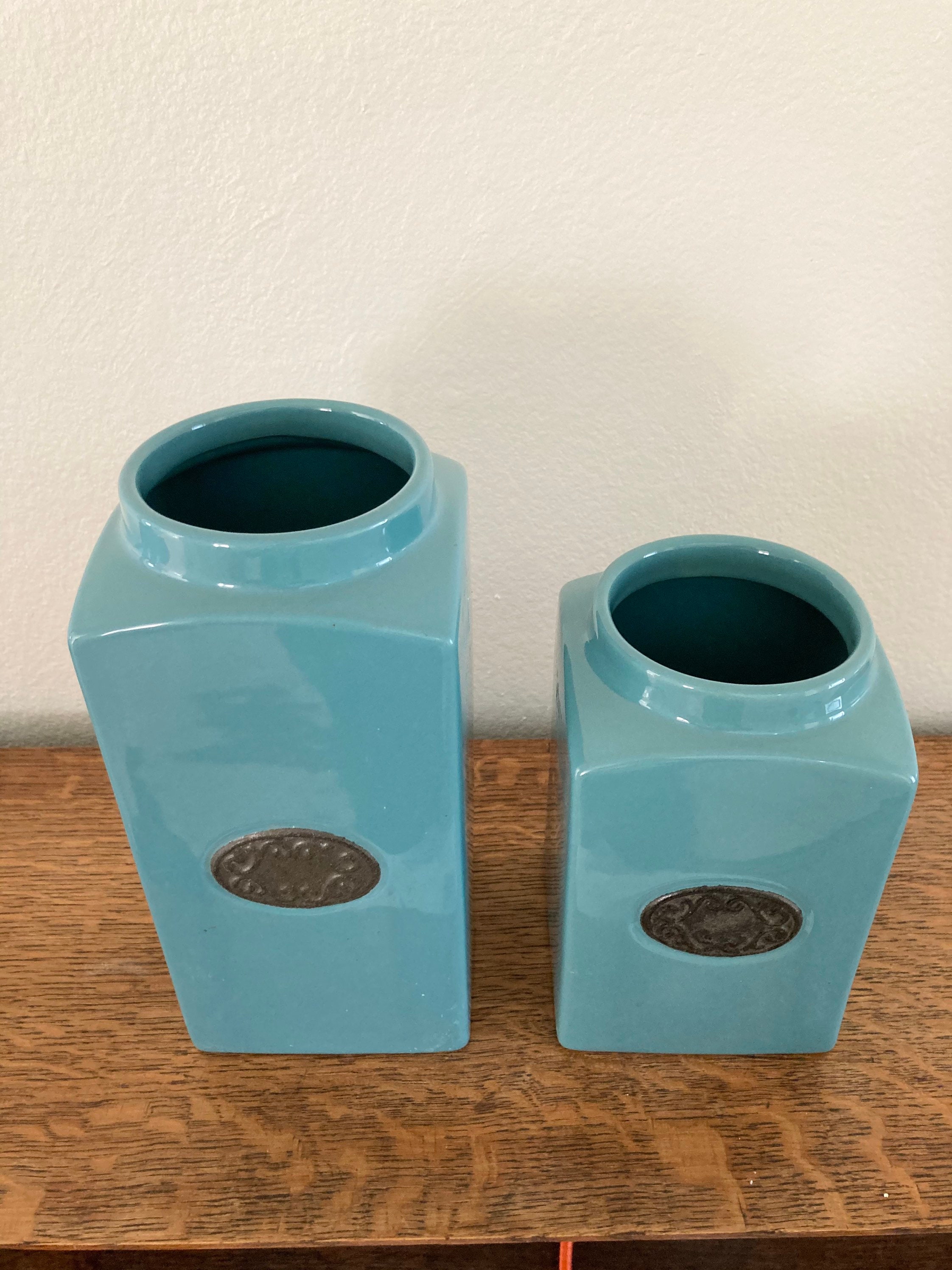 American atelier at home utensil holder teal Etsy