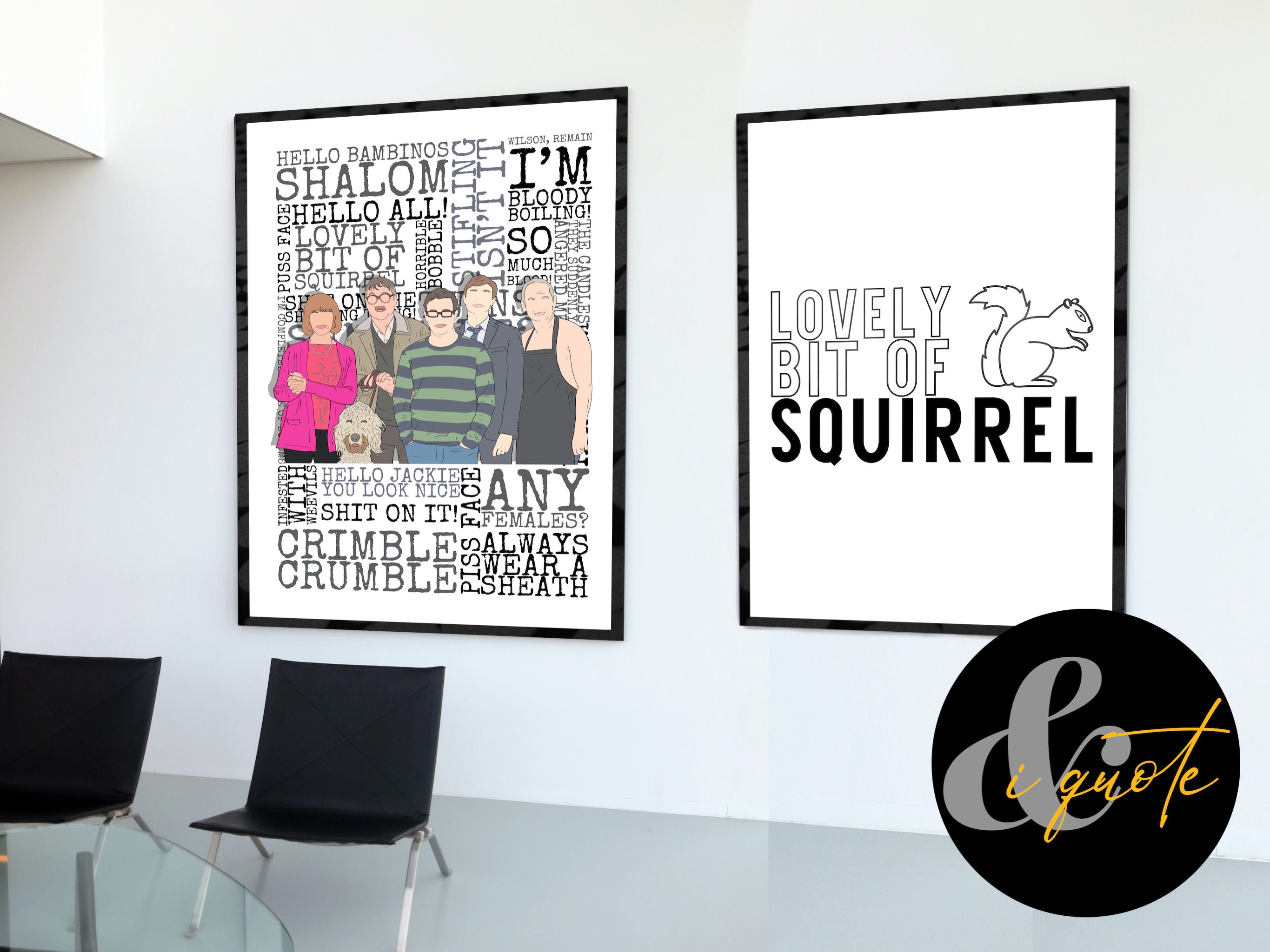 FRIDAY NIGHT DINNER Character Funny Quote Poster Duo Colour Etsy