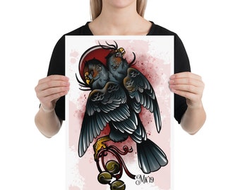Hawk Tattoo Etsy Hawk Tattoo Etsy