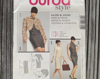 Burda Sewing Pattern - Shift Dress, Bolero H/W 2011 #7305
